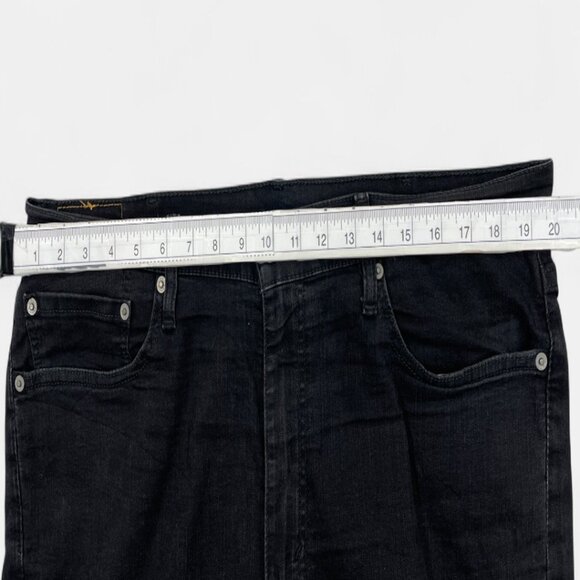 Levi's 514 Men's Straight Leg Black Denim Jeans Mid-Rise Classic Fit 38x32 - Picture 6 of 15